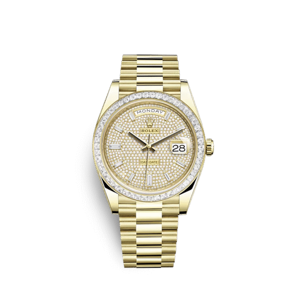 Rolex Day-Date 228398TBR 40mm Diamond-paved