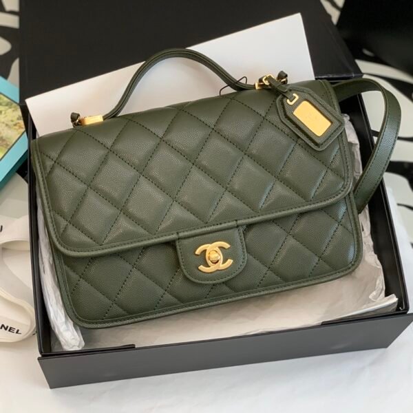 Ch@nel Flap Bag-25*21*7CM