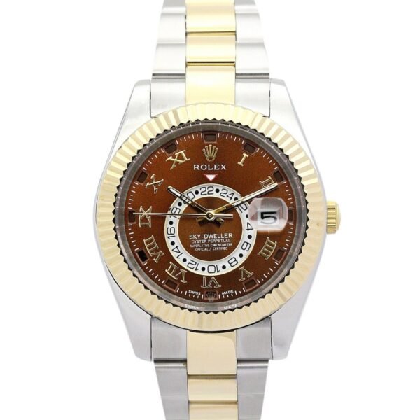 Rolex Sky-Dweller 326938 Gold & Silver