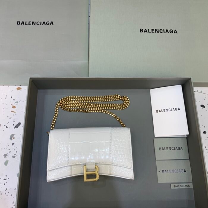 Balenciaga Hourglass Wallet On Chain-19*4*12CM