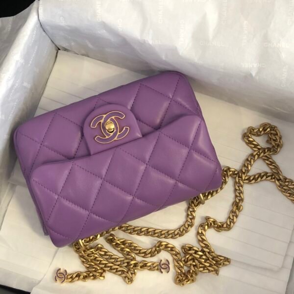 Ch@nel Flap Bag-18×12×5CM