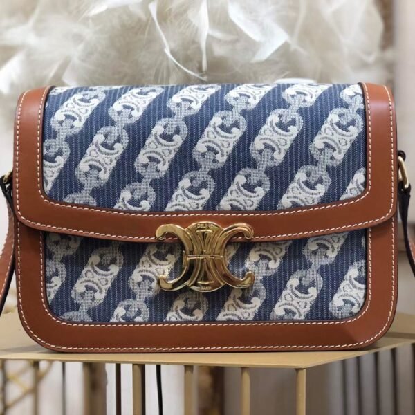 Celin Tambour Box Bag-22*16.5*7CM