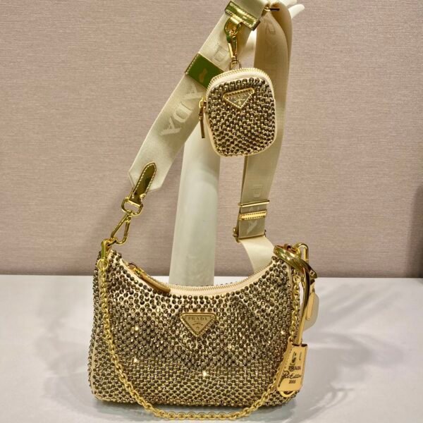 Prada 1BH204 Nylon Hobo Bag-22*16*6CM