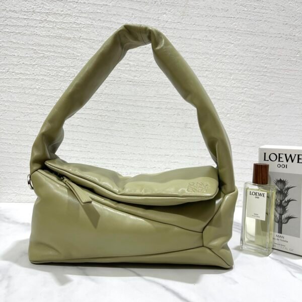 Lowee Puzzle Puffer Hobo Bag-31*16*13CM