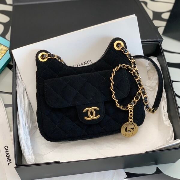 Ch@nel Hobo Handbags-17*19*6CM