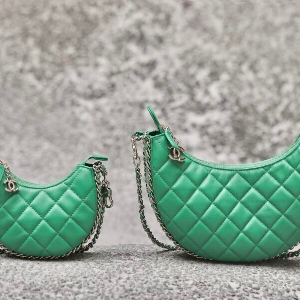 Ch@nel 23SS Moon Bag-16*10/22*14CM