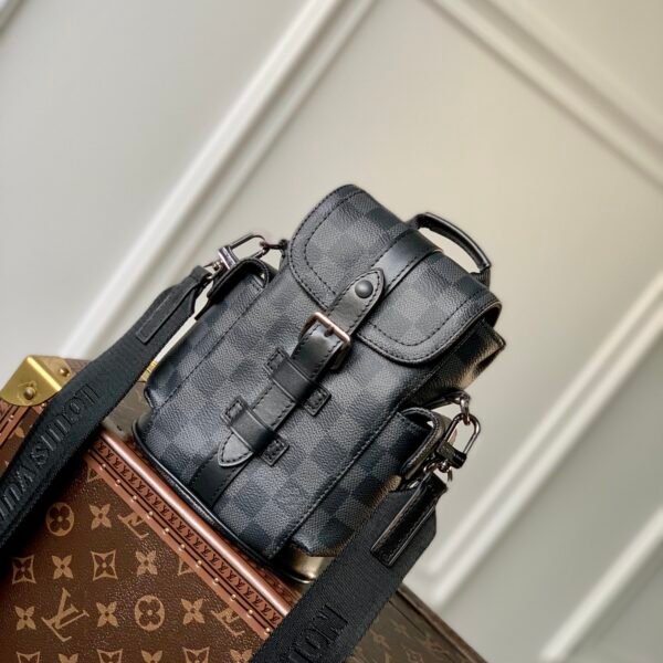 Louis Vuitton Nano Christopher Bag-14 x 19 x 6CM
